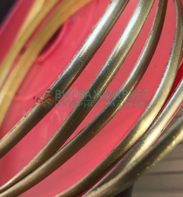 Свинцовая лента Rega Lead Gold Shimmer 3,5 мм/25 м (матовое золото с блестками)